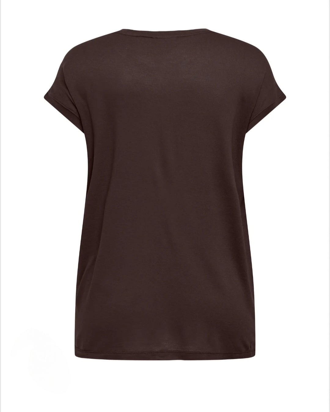 Camiseta negra cuello de encaje Only Carmakoma