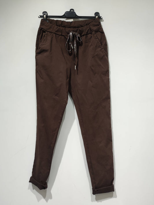 Mila pantalón  Chocolat / Tú(36-46)