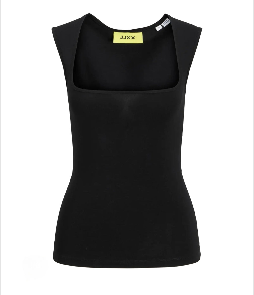 Camiseta mujer JJXX negra