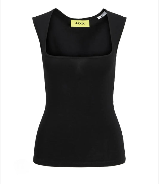 Camiseta mujer JJXX negra