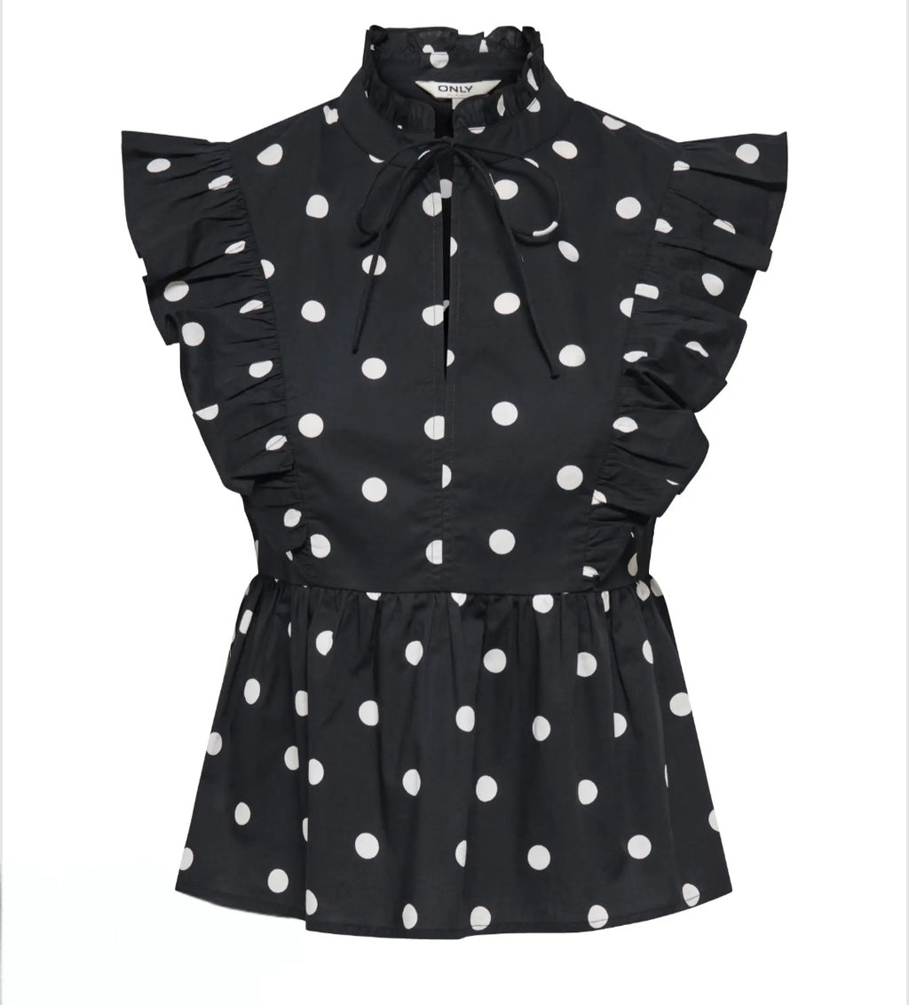 Blusa tela de camisa ONLY