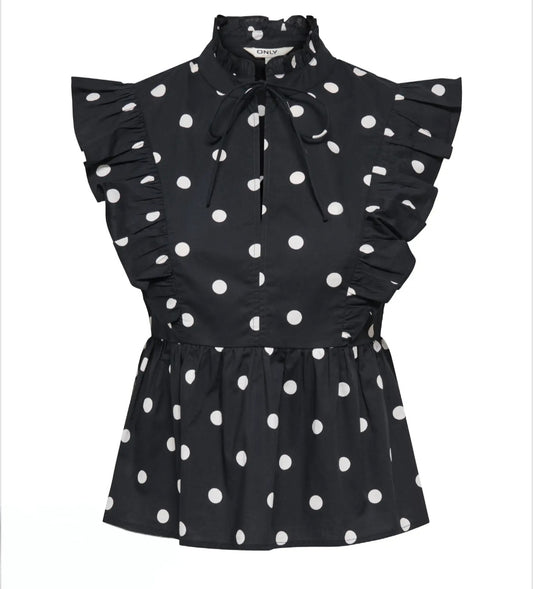 Blusa tela de camisa ONLY