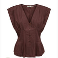 Blusa tela de camisa ONLY