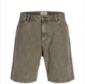 Vaquero corto gris lavado a la piedra Jack and Jones