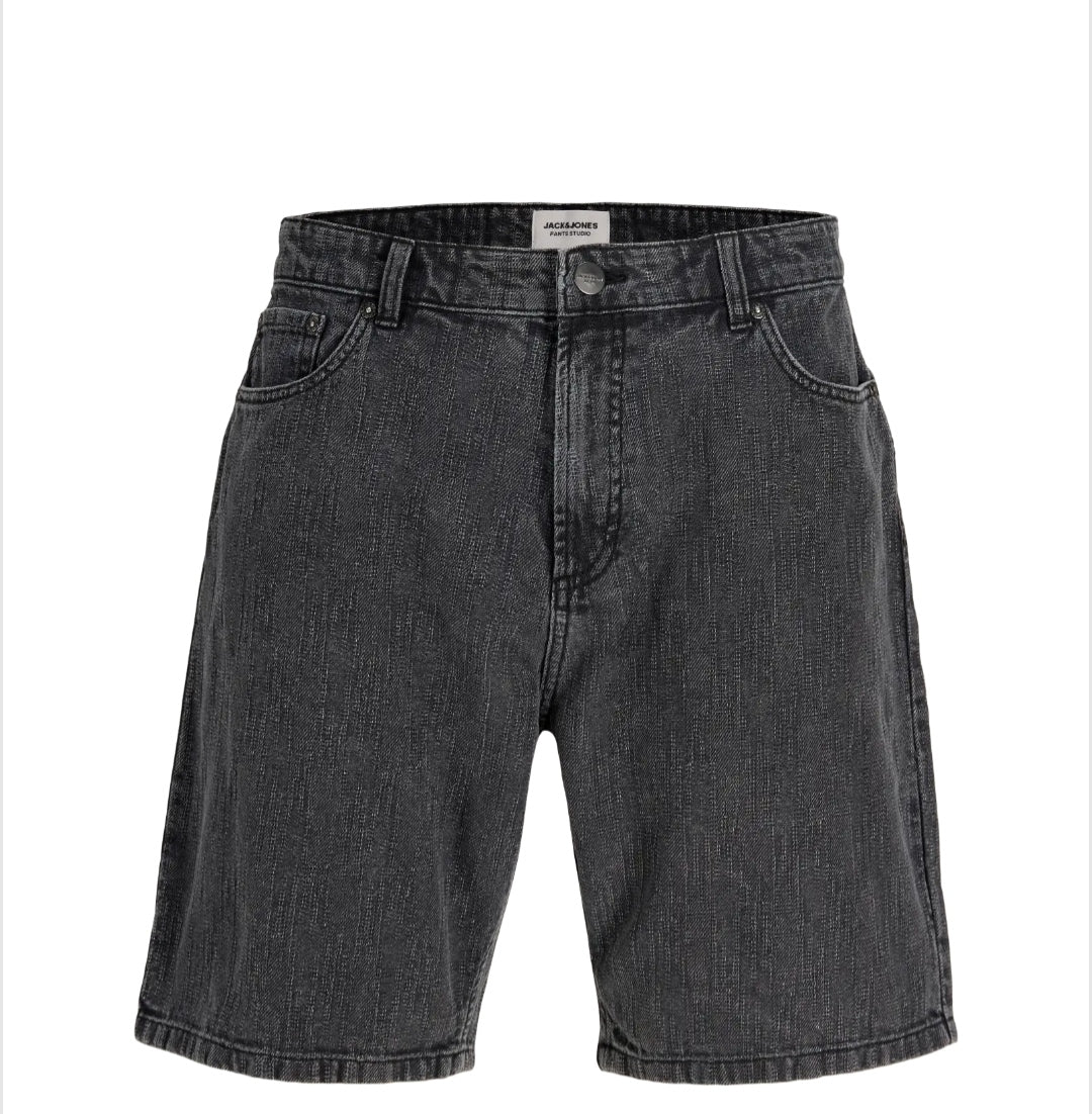 Pantalón corto vaquero Negro Jack and Jones