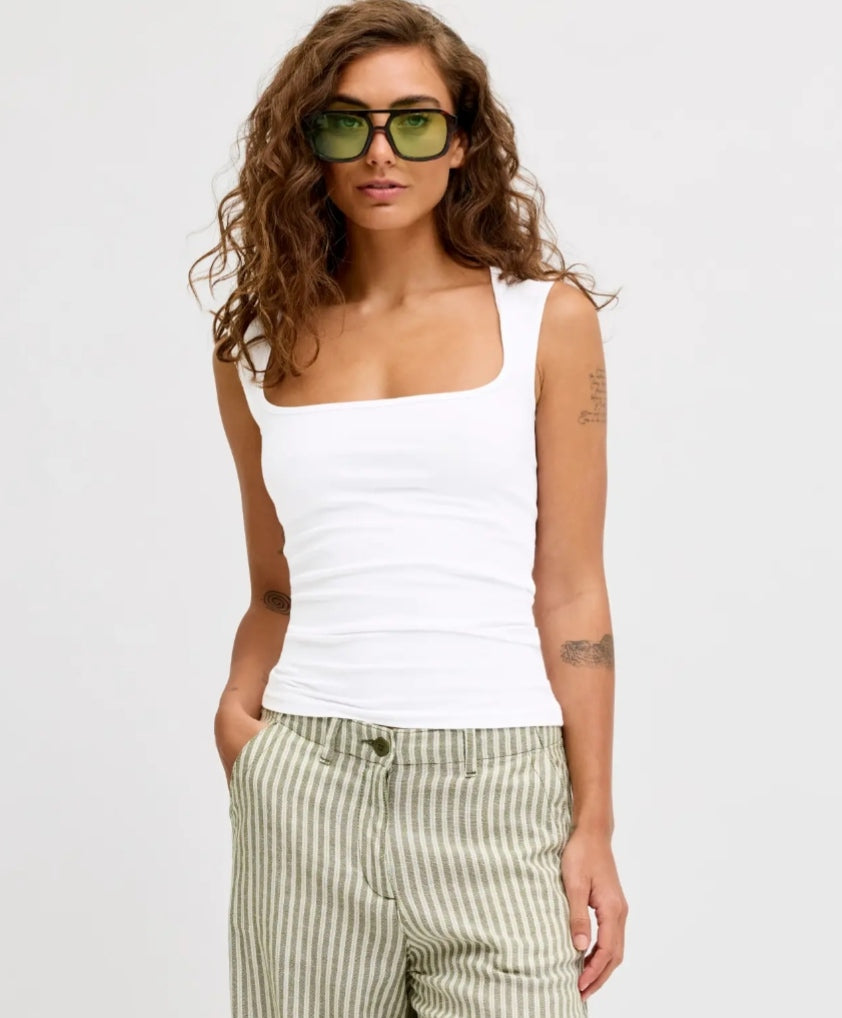 Camiseta mujer JJXX blanca