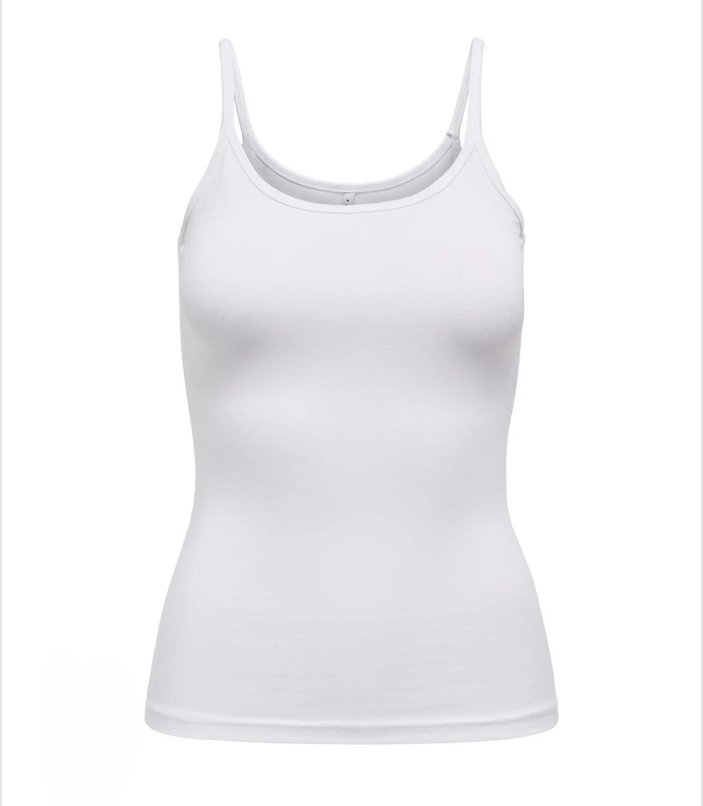 Top de tirantes blanca
