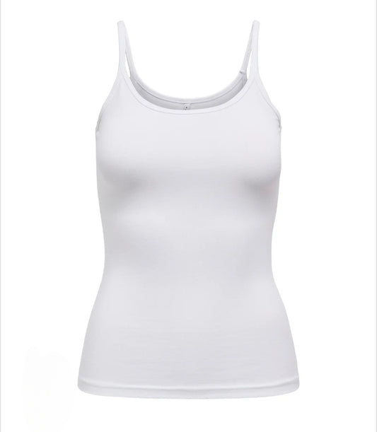 Top de tirantes blanca