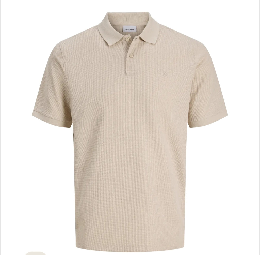 Polo hombre Jack and Jones. Beige