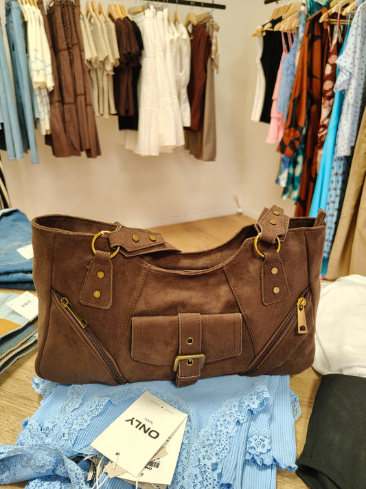 Bolso chocolate salchicha