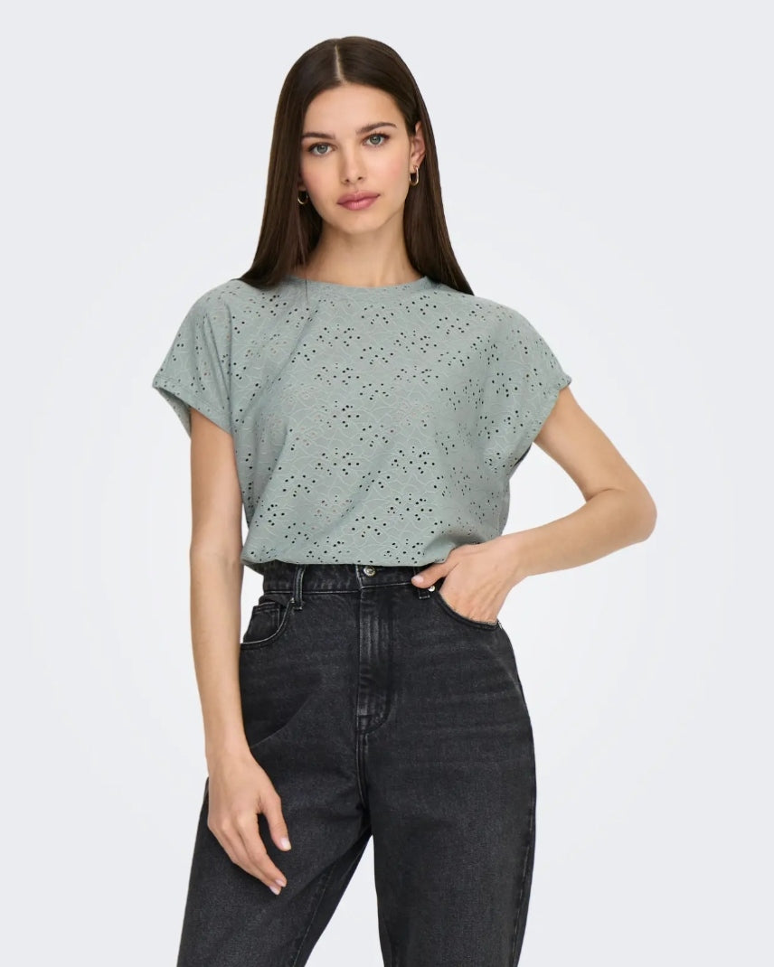 Camiseta calada ONLY