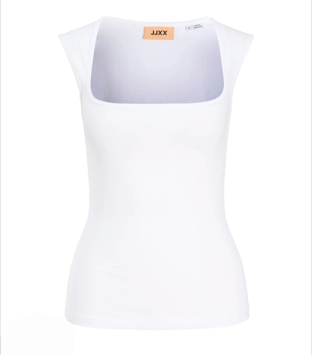 Camiseta mujer JJXX blanca