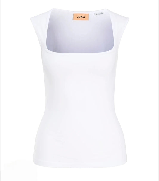 Camiseta mujer JJXX blanca