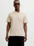 Polo hombre Jack and Jones. Beige