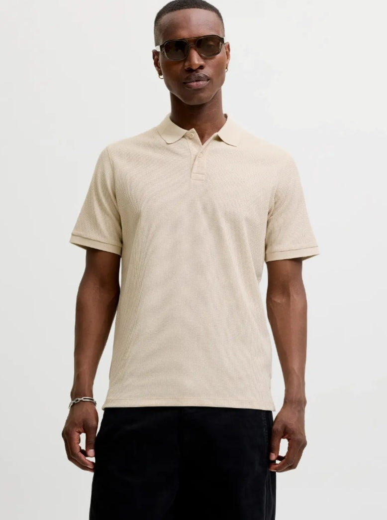Polo hombre Jack and Jones. Beige