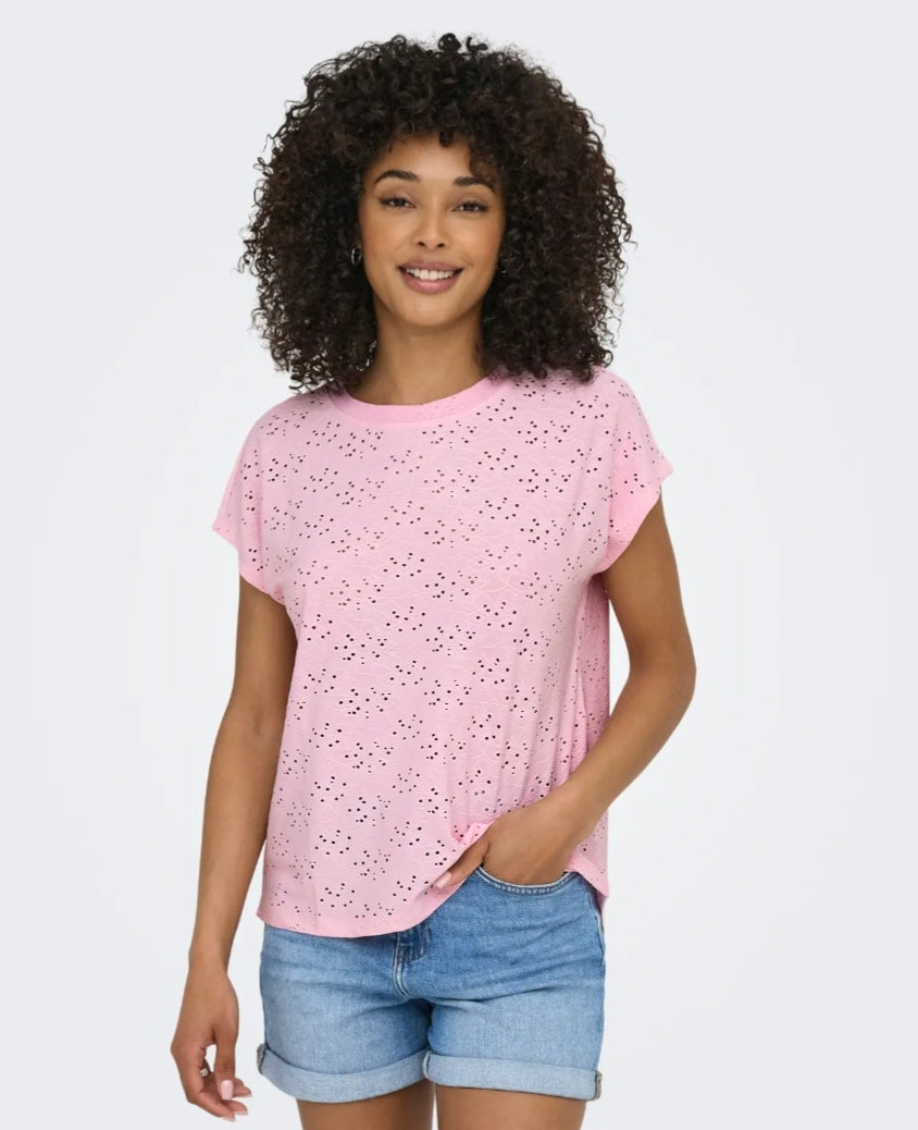 Camiseta calada ONLY