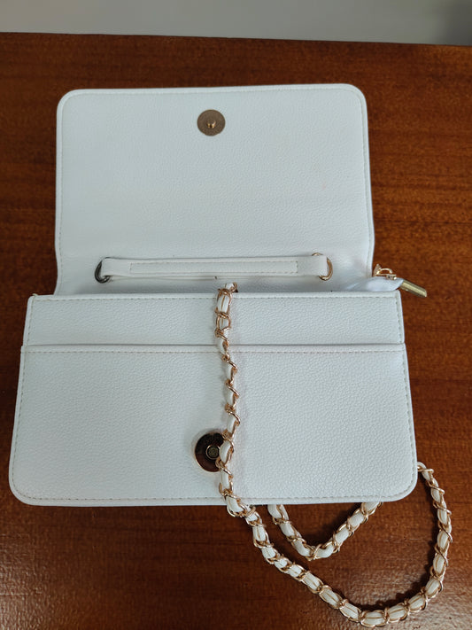 Bolso de mano blanco