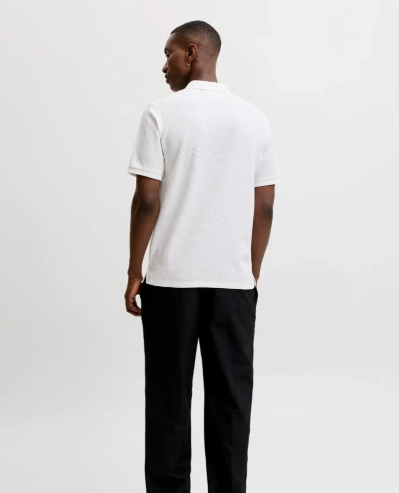 Polo hombre Jack and Jones. Blanco