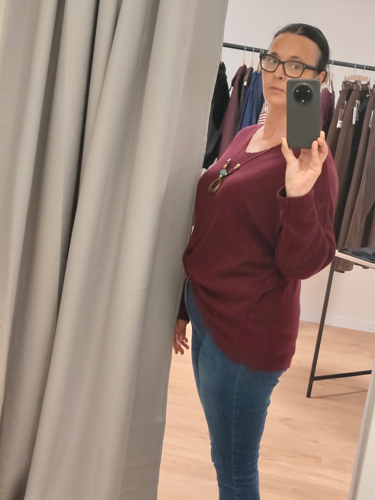 Jersey Fino de Canalé Burdeos