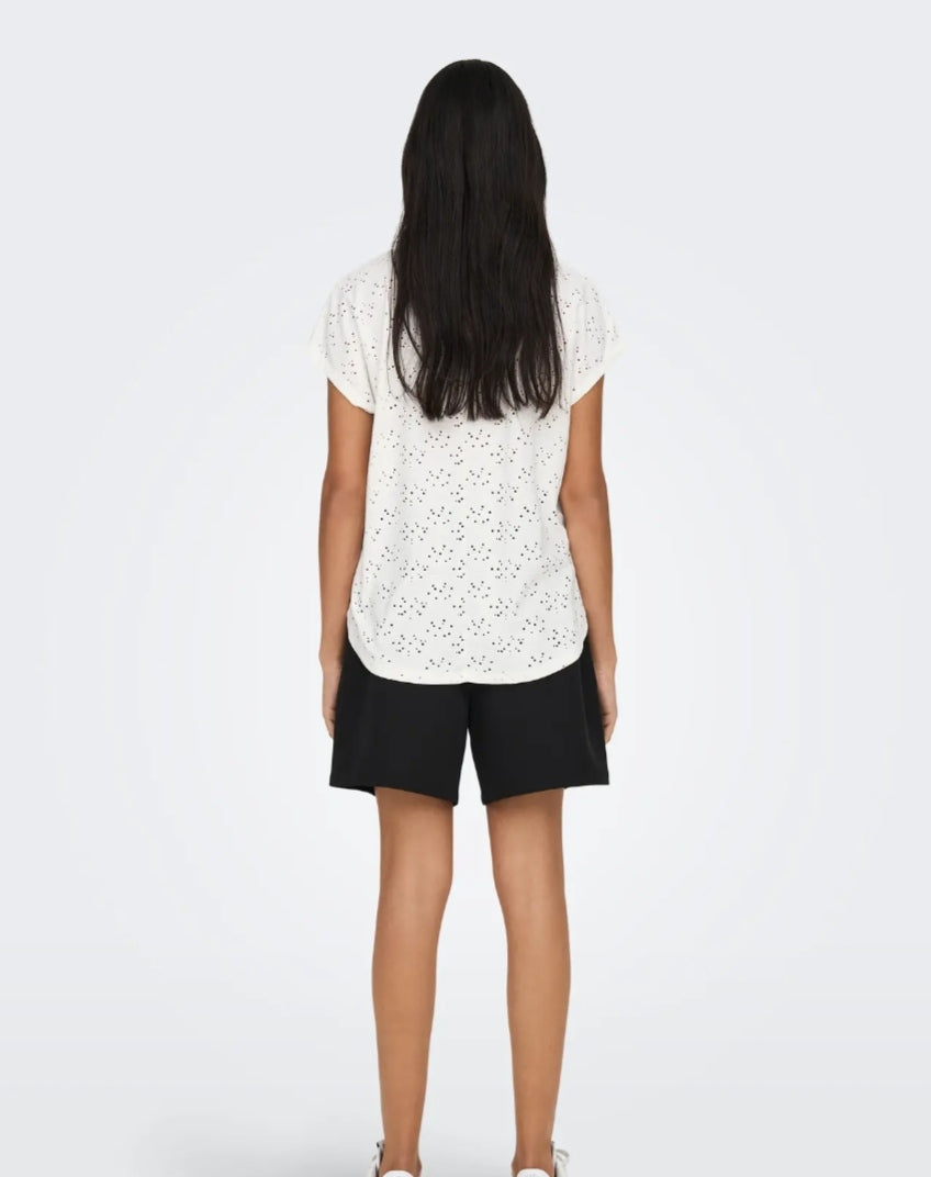 Camiseta calada ONLY