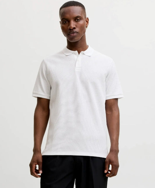 Polo hombre Jack and Jones. Blanco