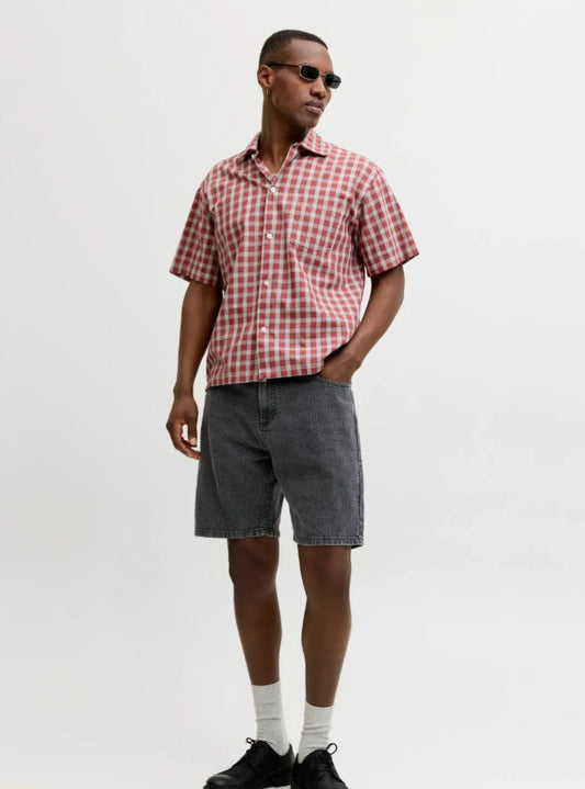 Pantalón corto vaquero Negro Jack and Jones