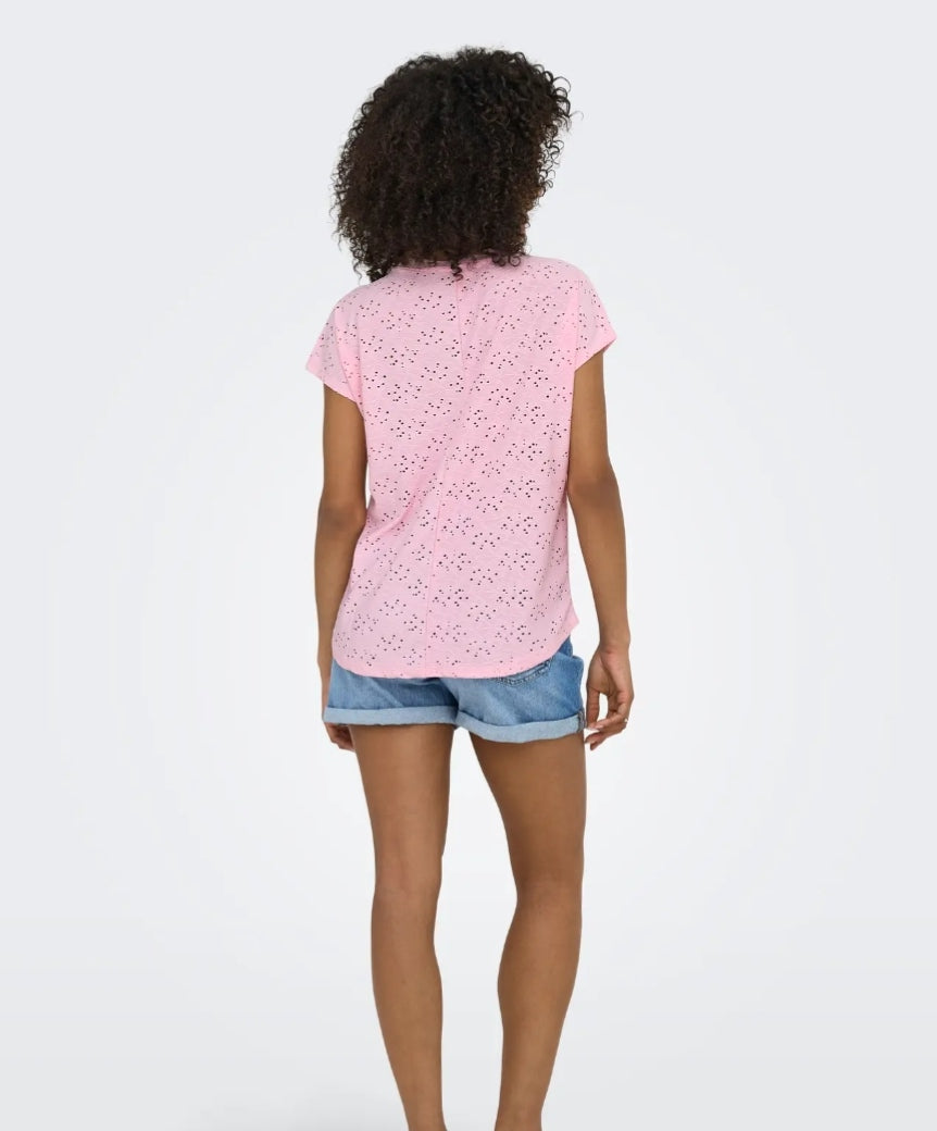 Camiseta calada ONLY