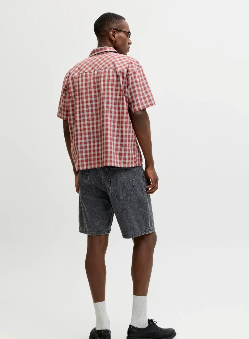 Pantalón corto vaquero Negro Jack and Jones